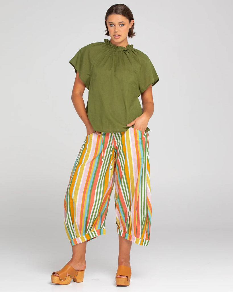 Boom SHANKER-guru pants-cotton-Ailana stripe-