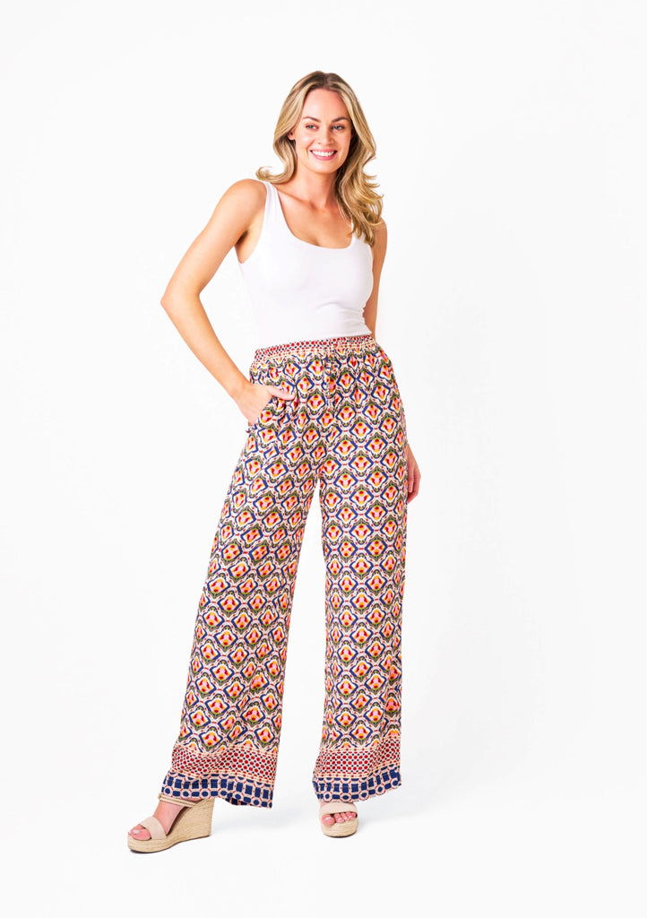 boho fashion patterned pant 