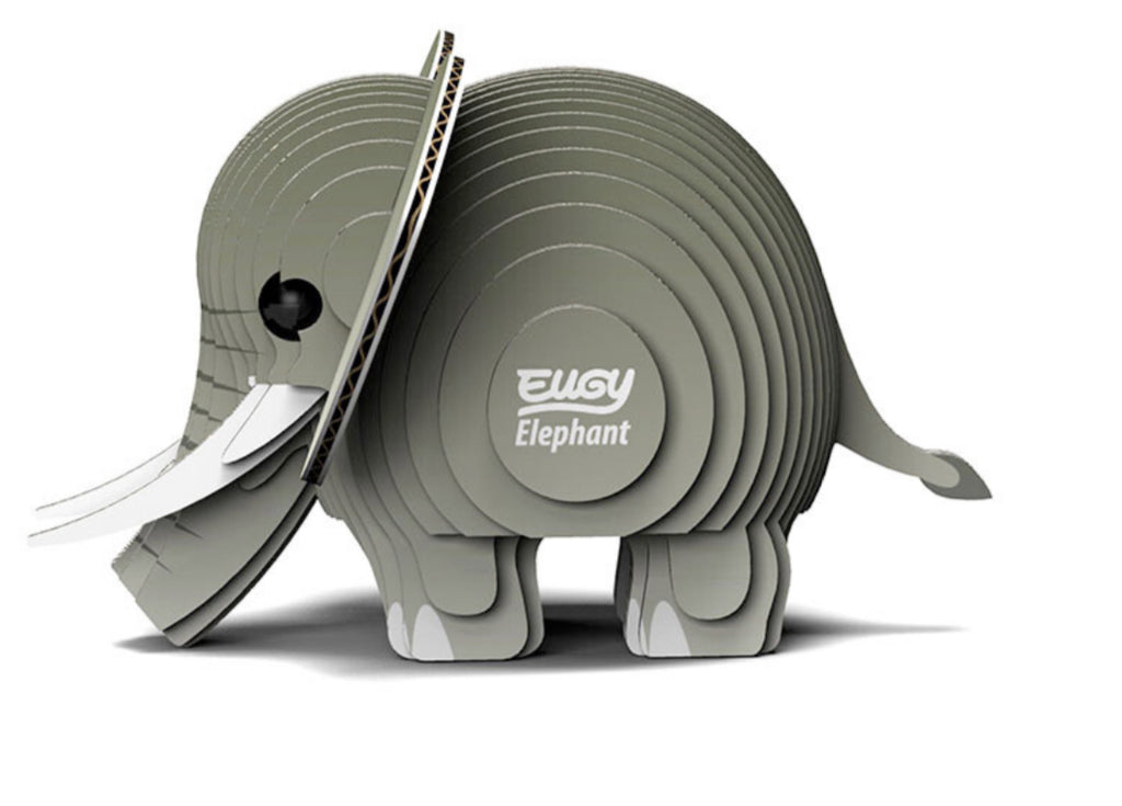 eugy elephant puzzle 3d eco friendly kids educational 