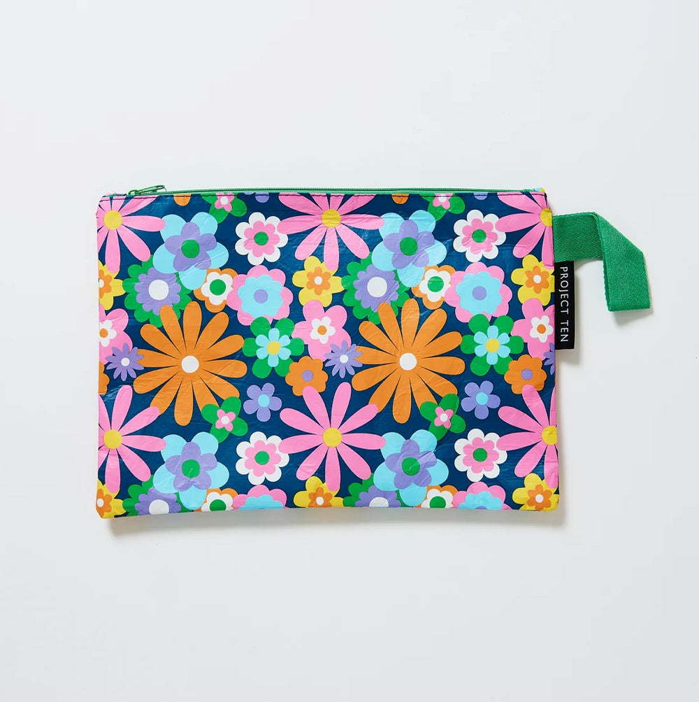 The Pop Floral Zip Pouch is your go-to solution for staying organized in style.