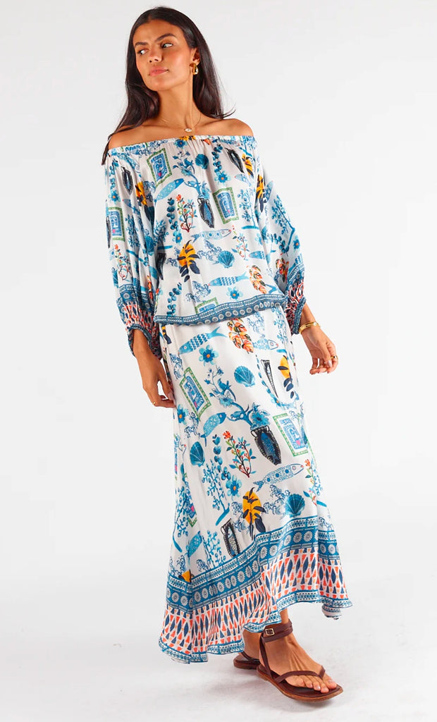 rubyyaya-sardinia-skirt-modal-sating-coastal-pattern-mediterranean-print-long-flowy 