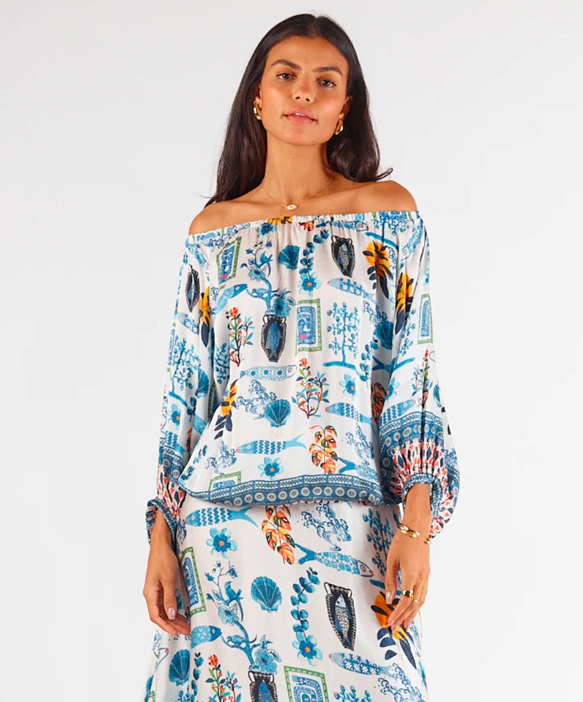 rubyyaya-sardinia-top-Mediterranean-print-coastal-patterned-long-sleeves-off-shoulder